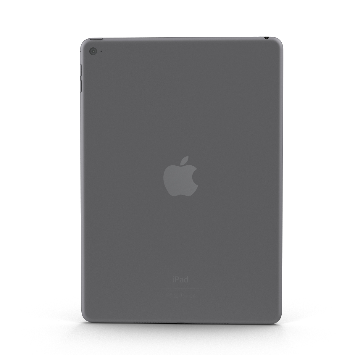 3D iPad Air 2 Space Gray 2 model