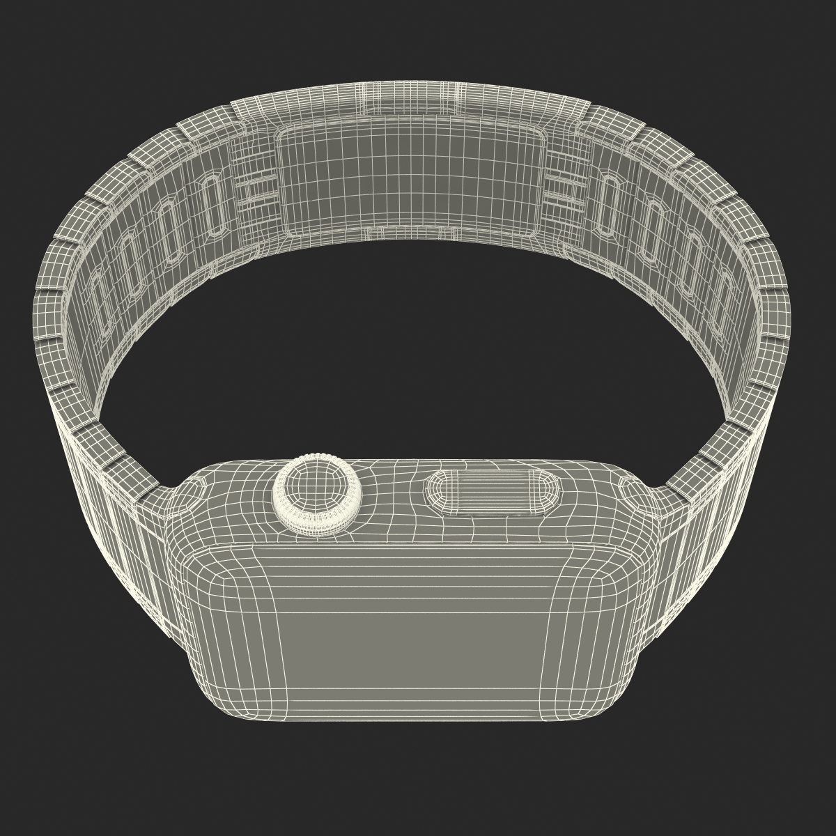 3D Apple Watch Link Bracelet Dark Space