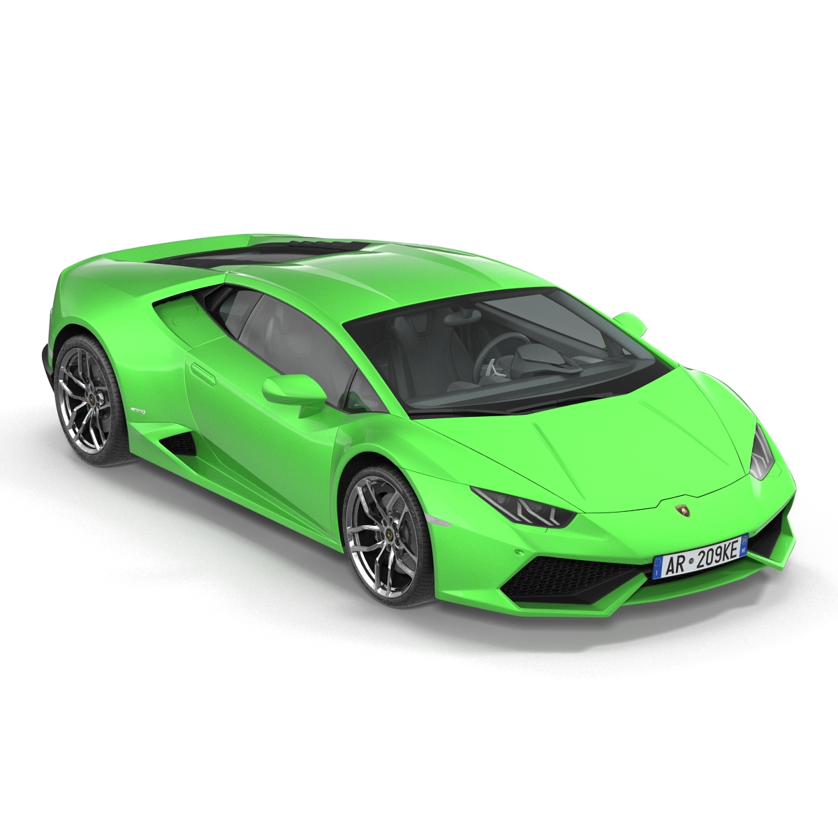 3D Lamborghini Huracan Rigged