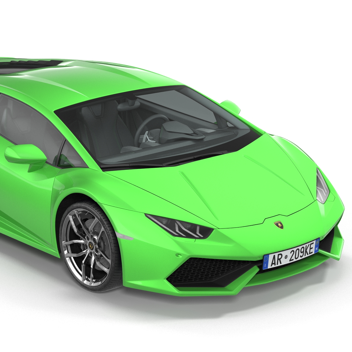 3D Lamborghini Huracan Rigged