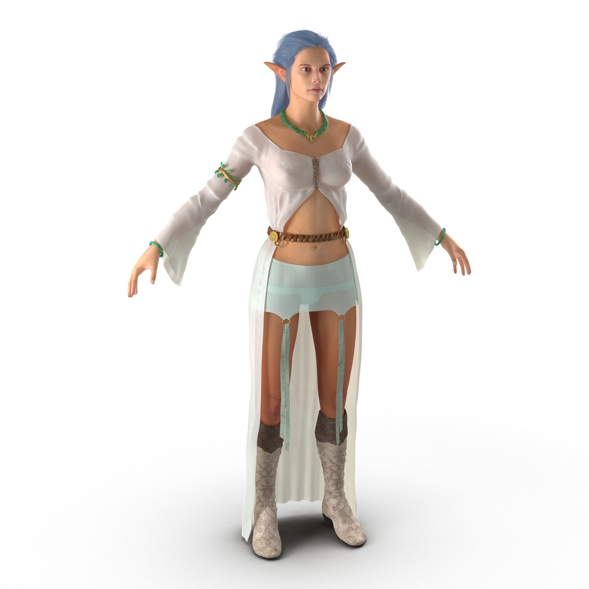 Female Elf 2 3D