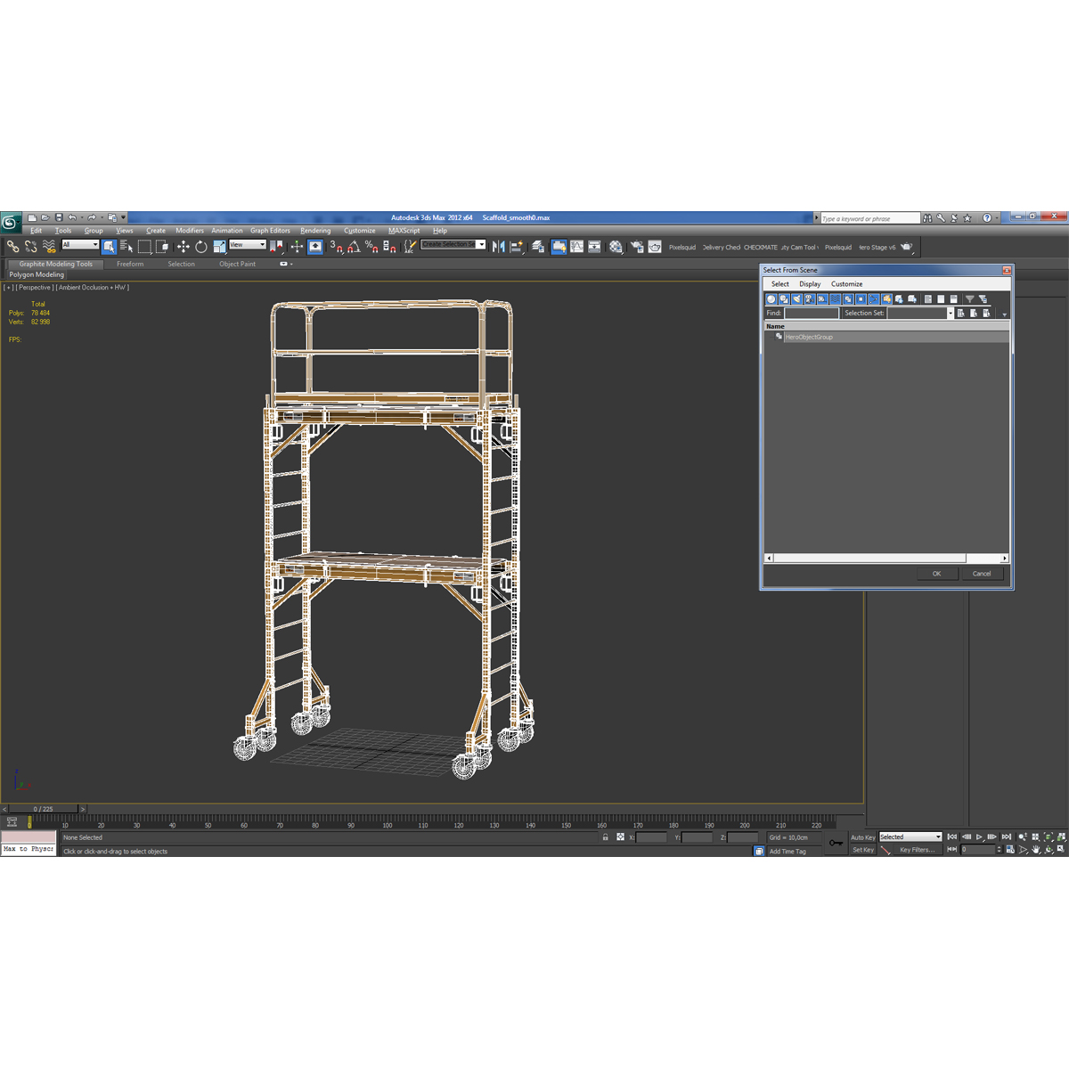 3D model Scaffold