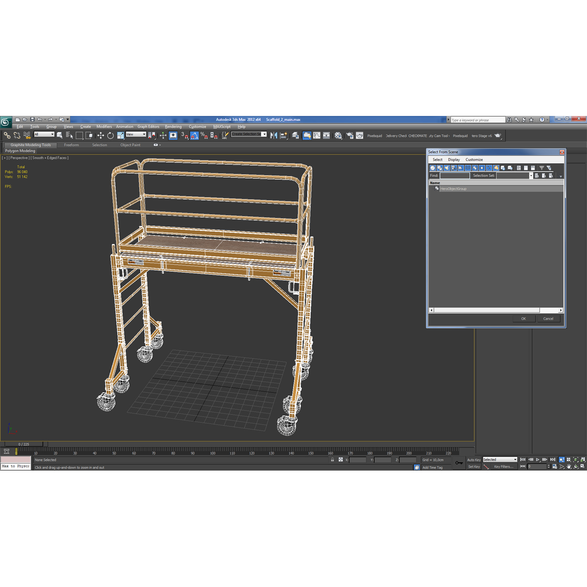 3D model Scaffold 2