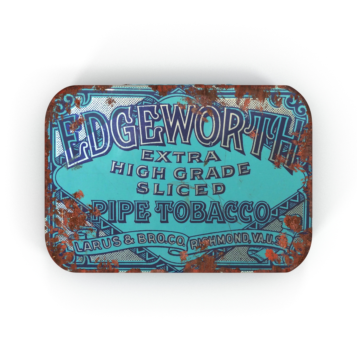 Vintage Tobacco Tin 3D model