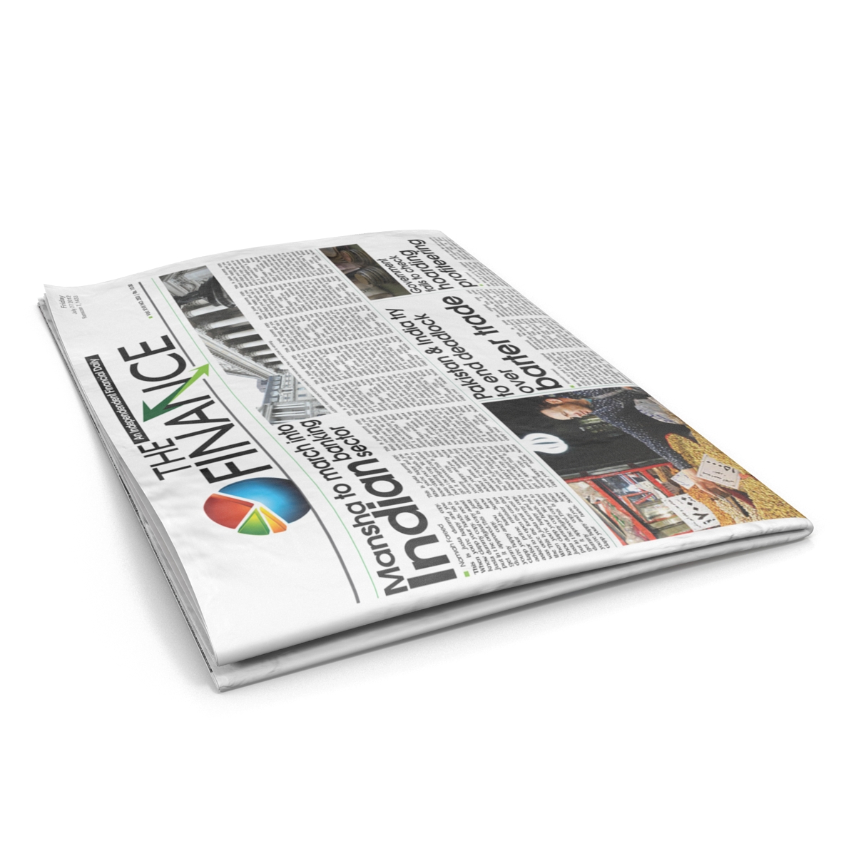 Newspaper 3D model