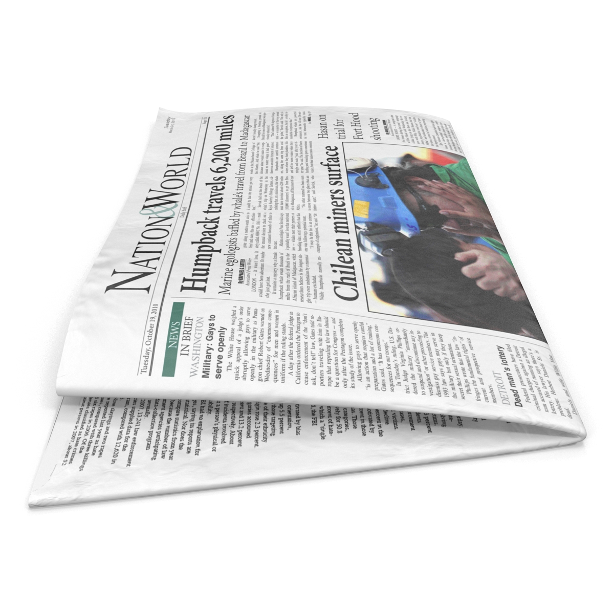 3D Newspaper 2