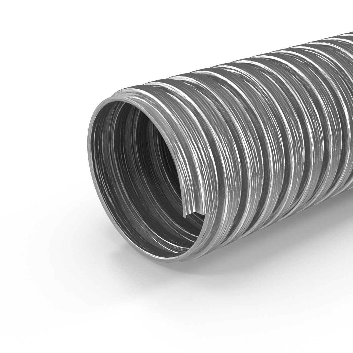 3D model Steel Electrical Conduit 7.8 Rigged