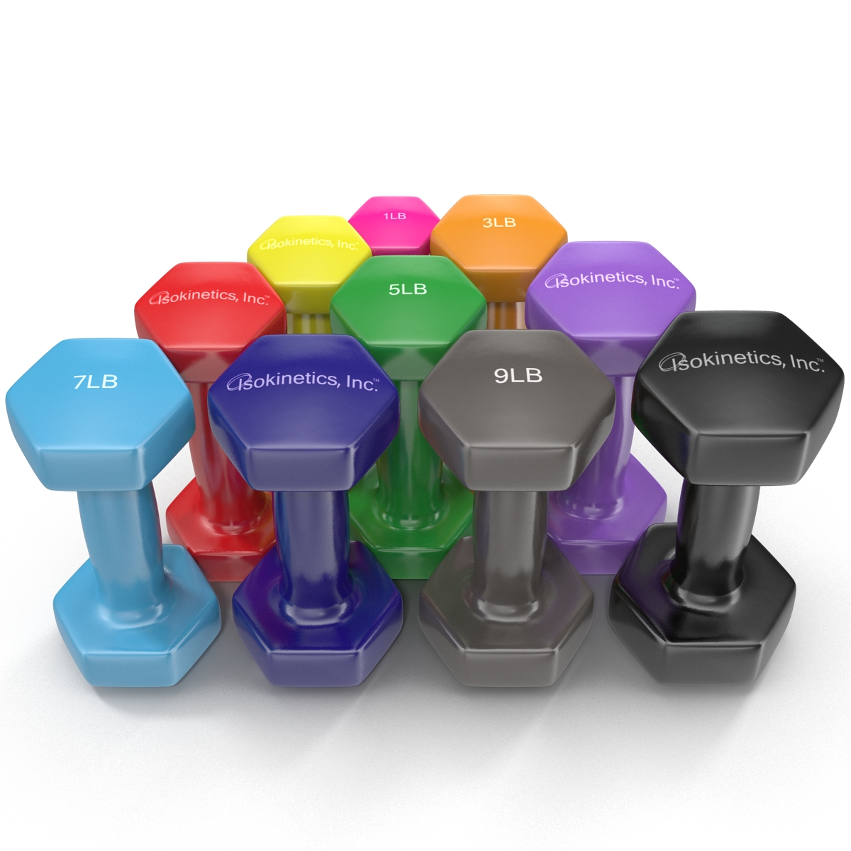 3D Dumbbell Weights Set Generic model