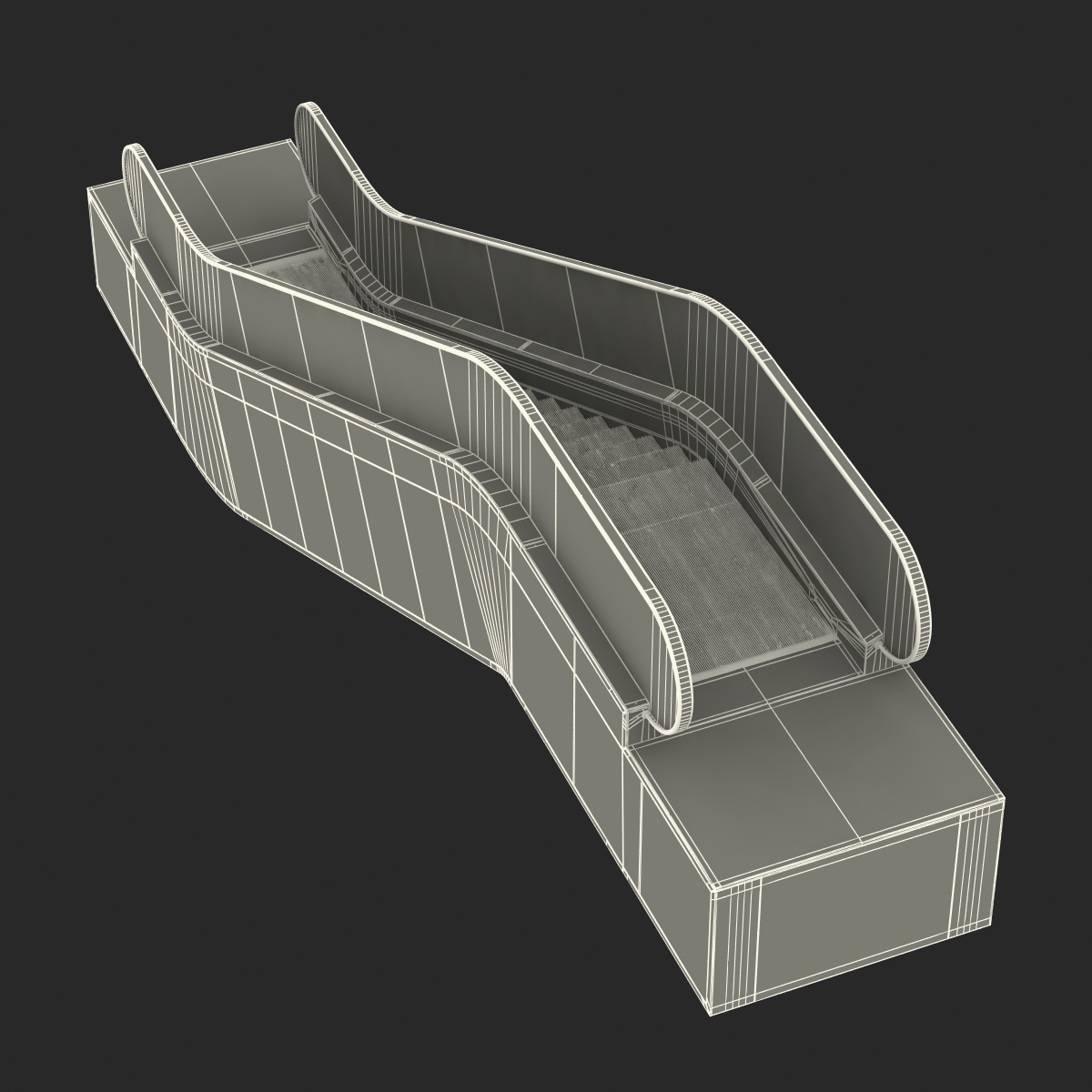 Escalator 3D model