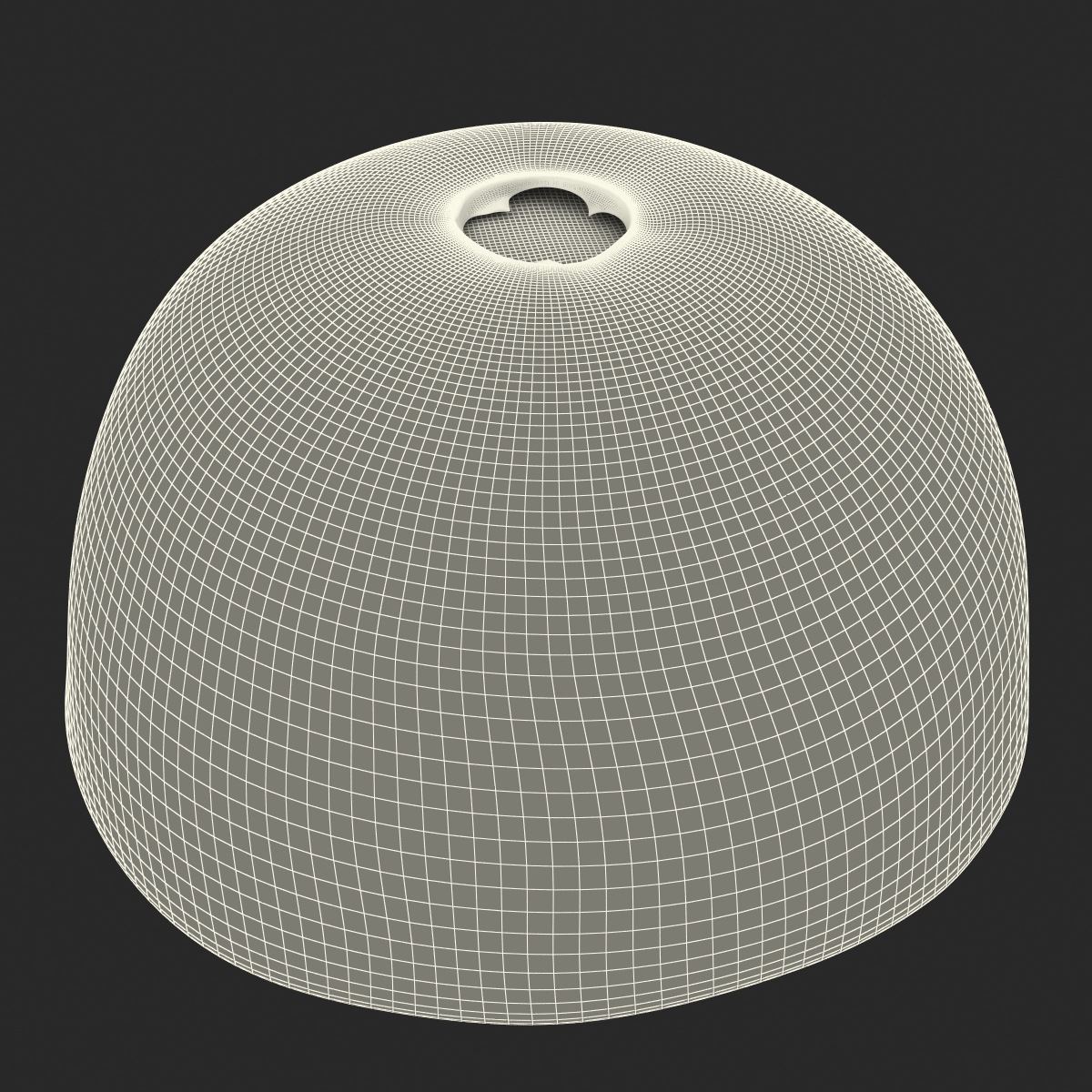 3D model Red Grape Cross Section 3