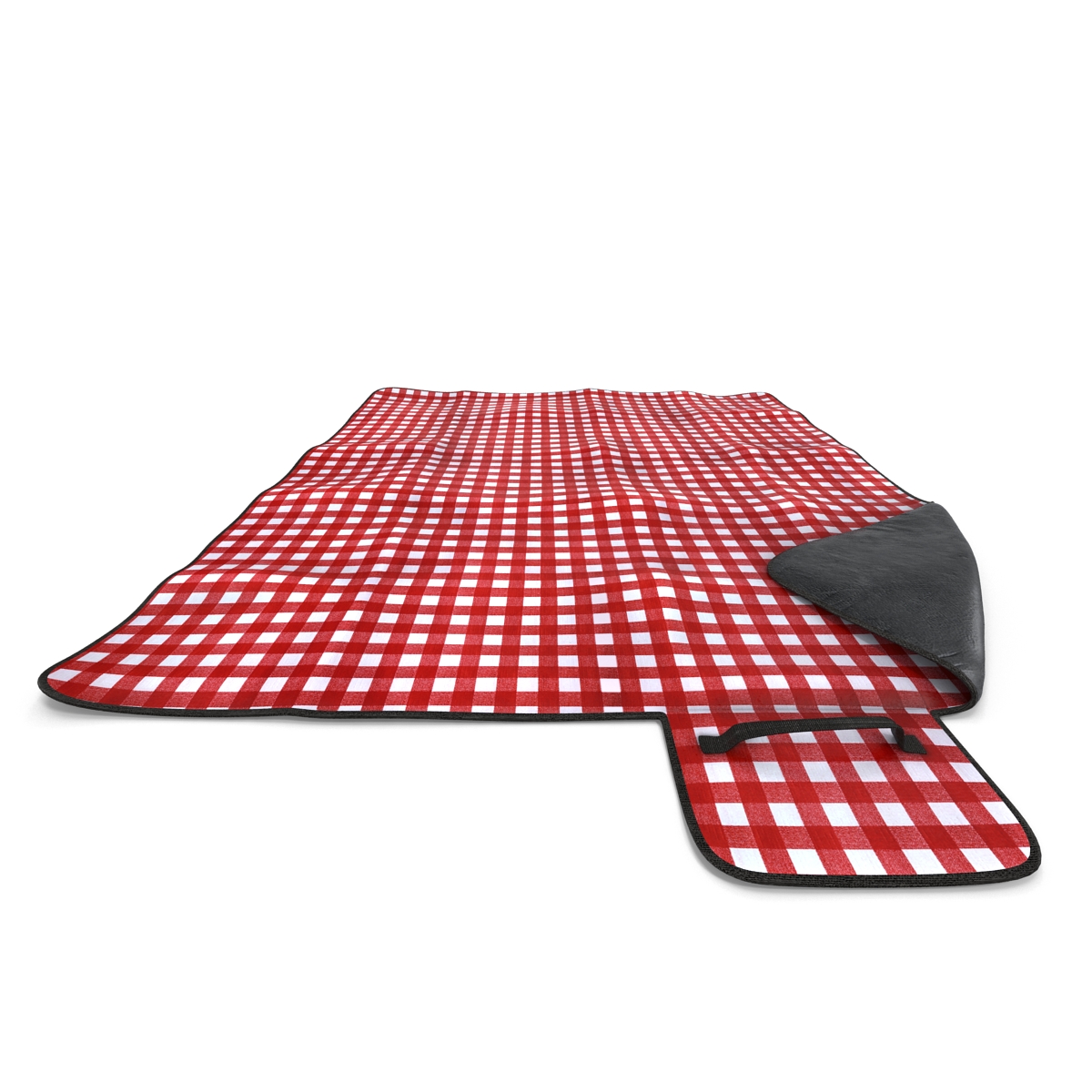 Picnic Blanket Red Set 3D