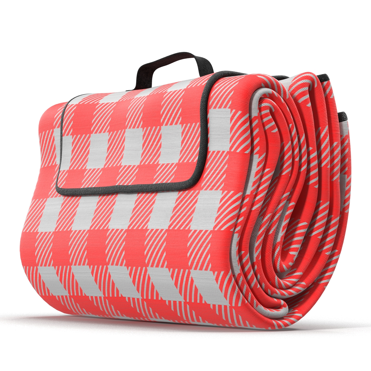 Picnic Blanket Red Set 3D