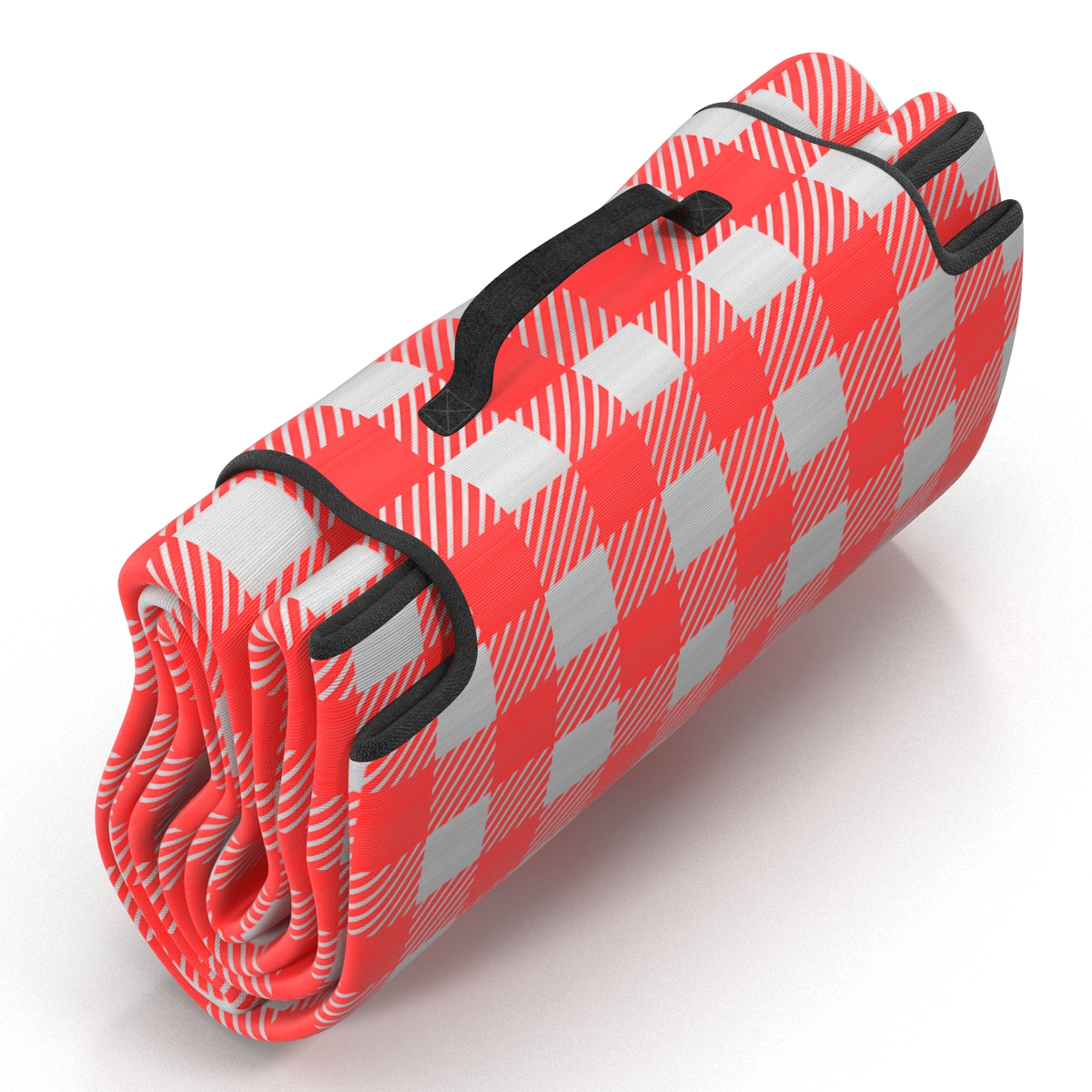 Picnic Blanket Red Set 3D