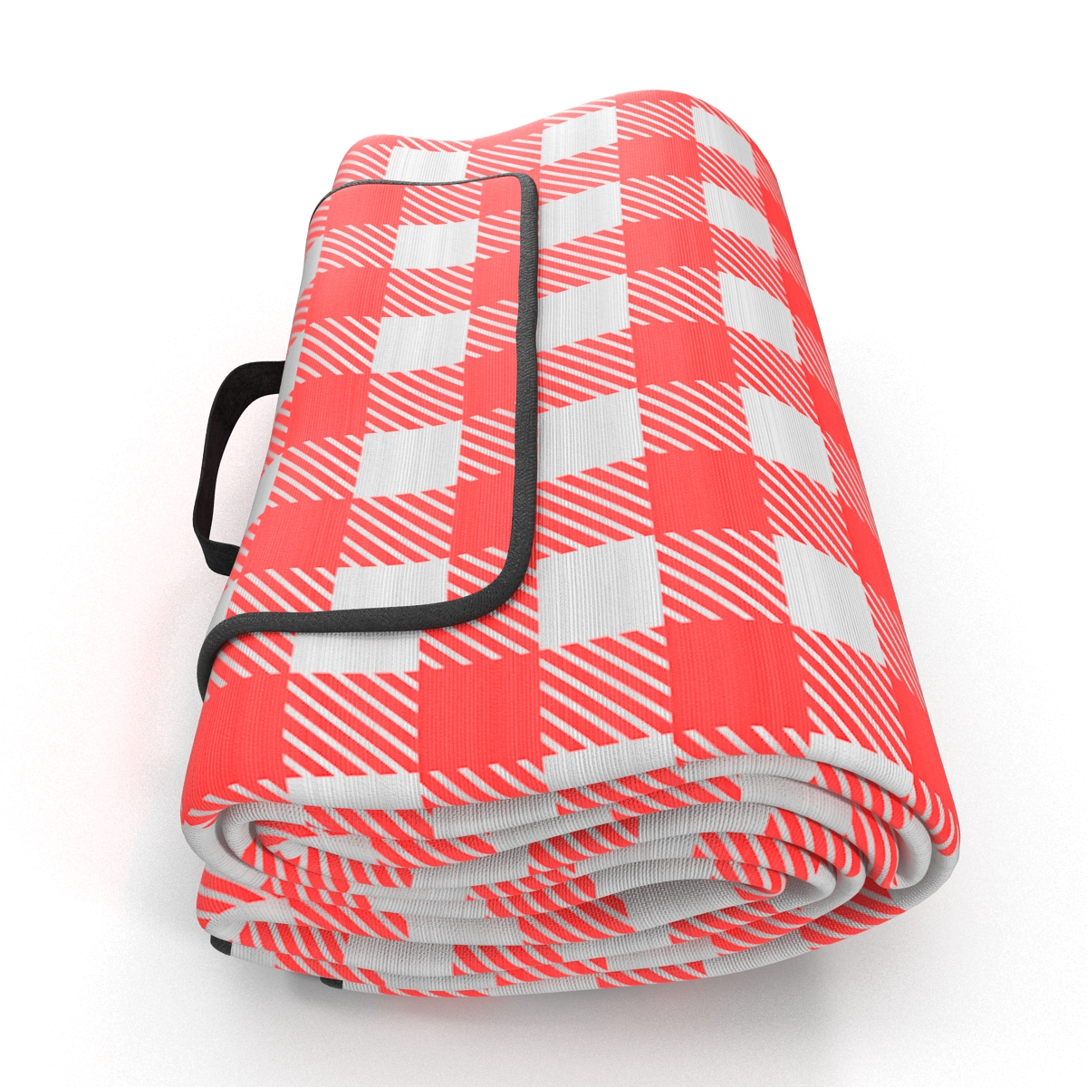 Picnic Blanket Red Set 3D