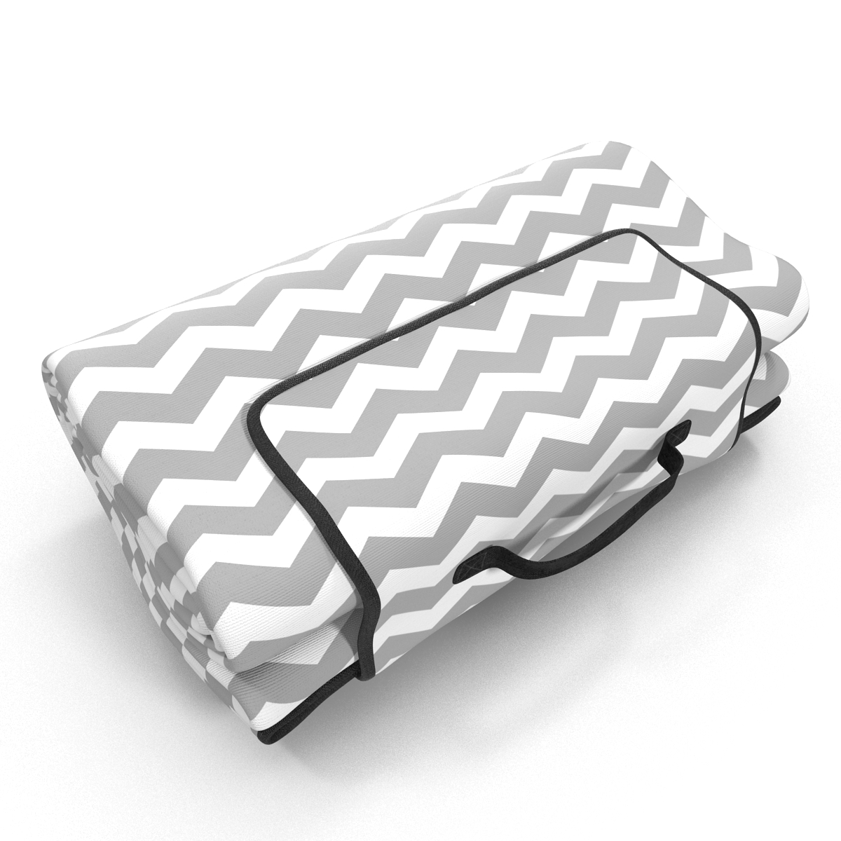 Picnic Blanket White Set 3D model