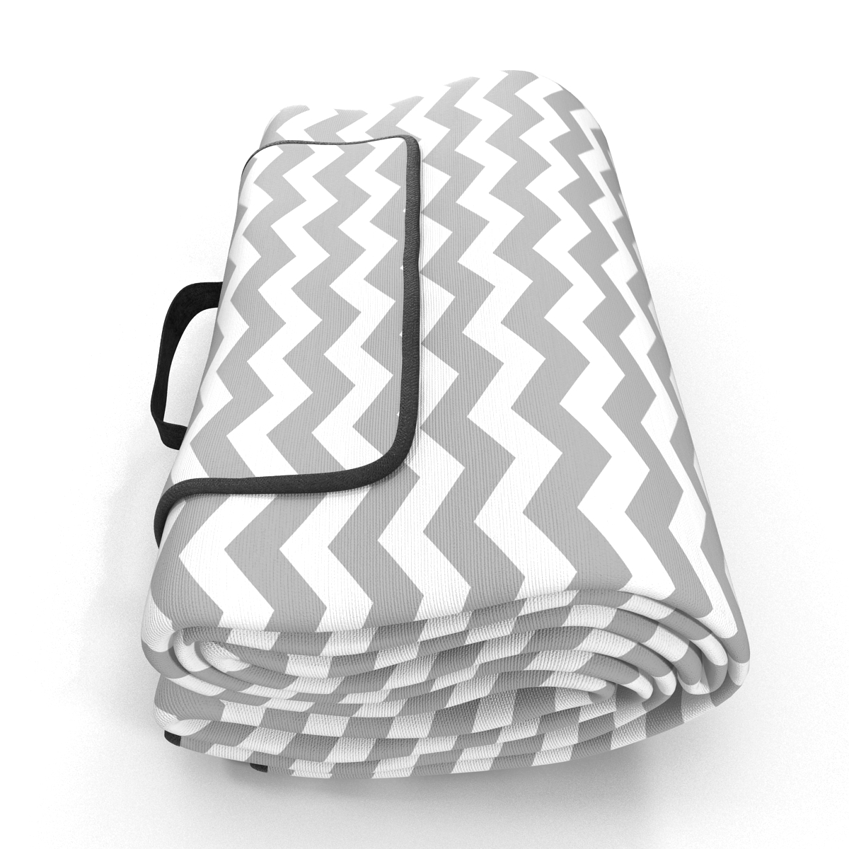 Picnic Blanket White Set 3D model