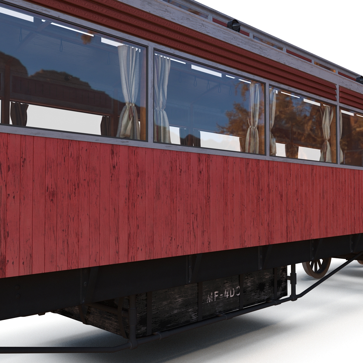 3D 1903 Petrol Electric Autocar model