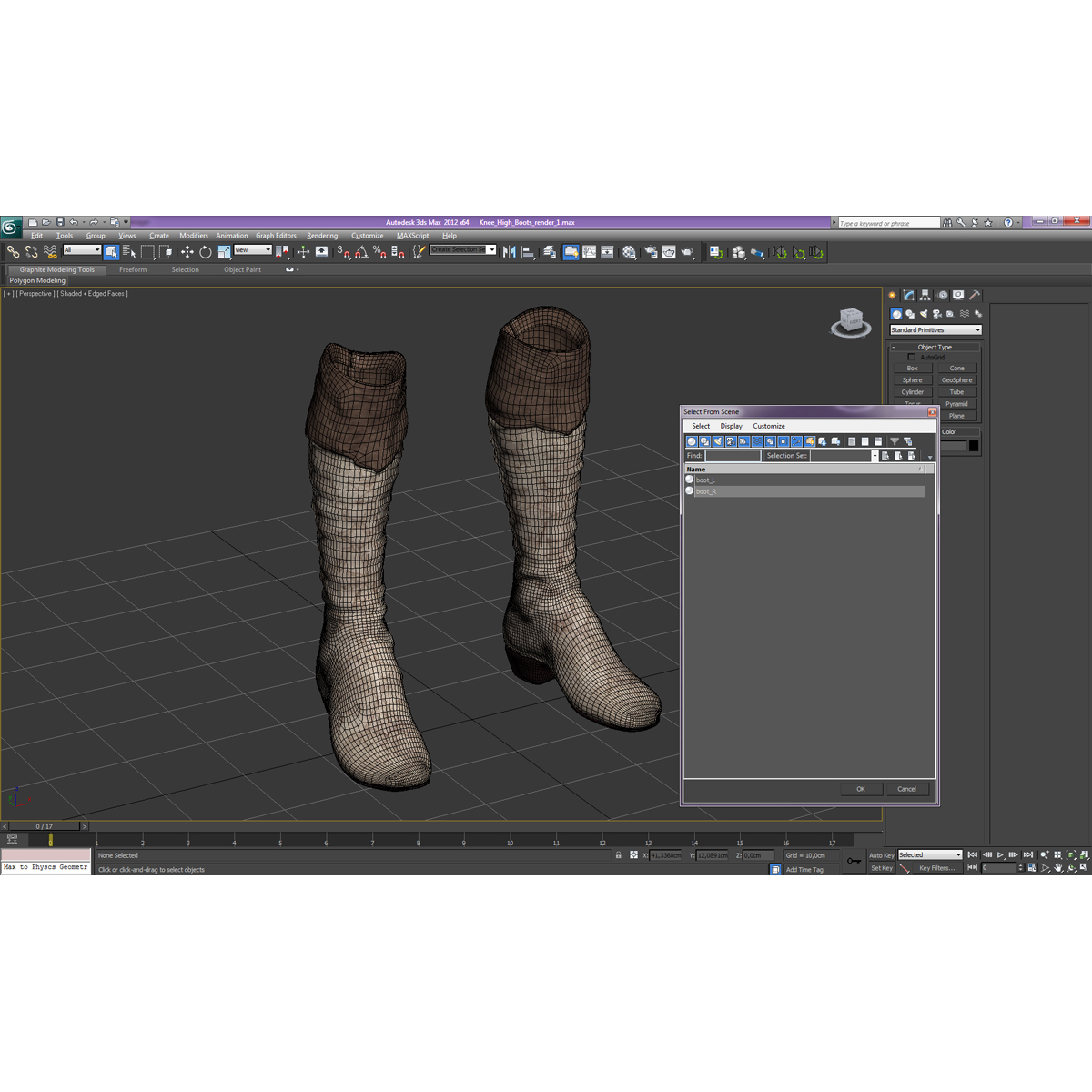 3D model Knee High Boots