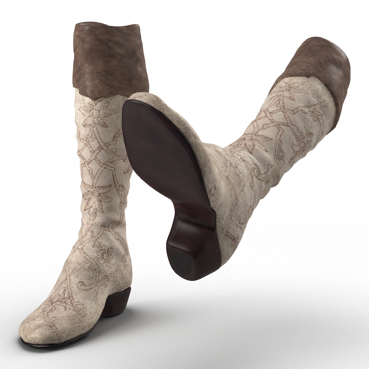 3D model Knee High Boots