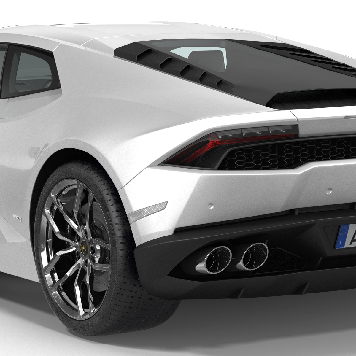 3D model Lamborghini Huracan Simple Interior