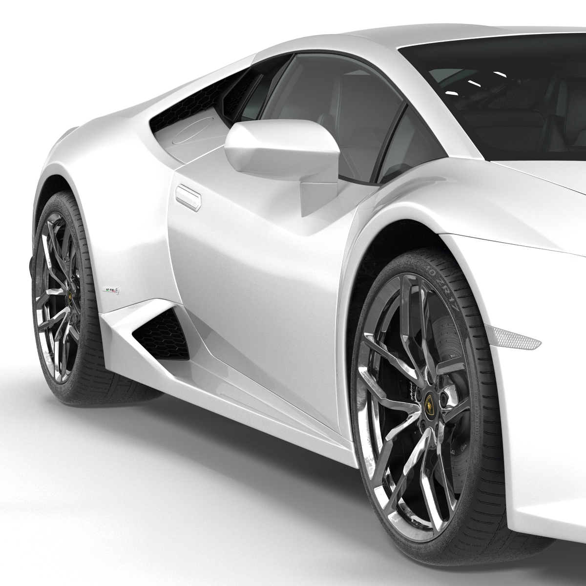 3D model Lamborghini Huracan Simple Interior