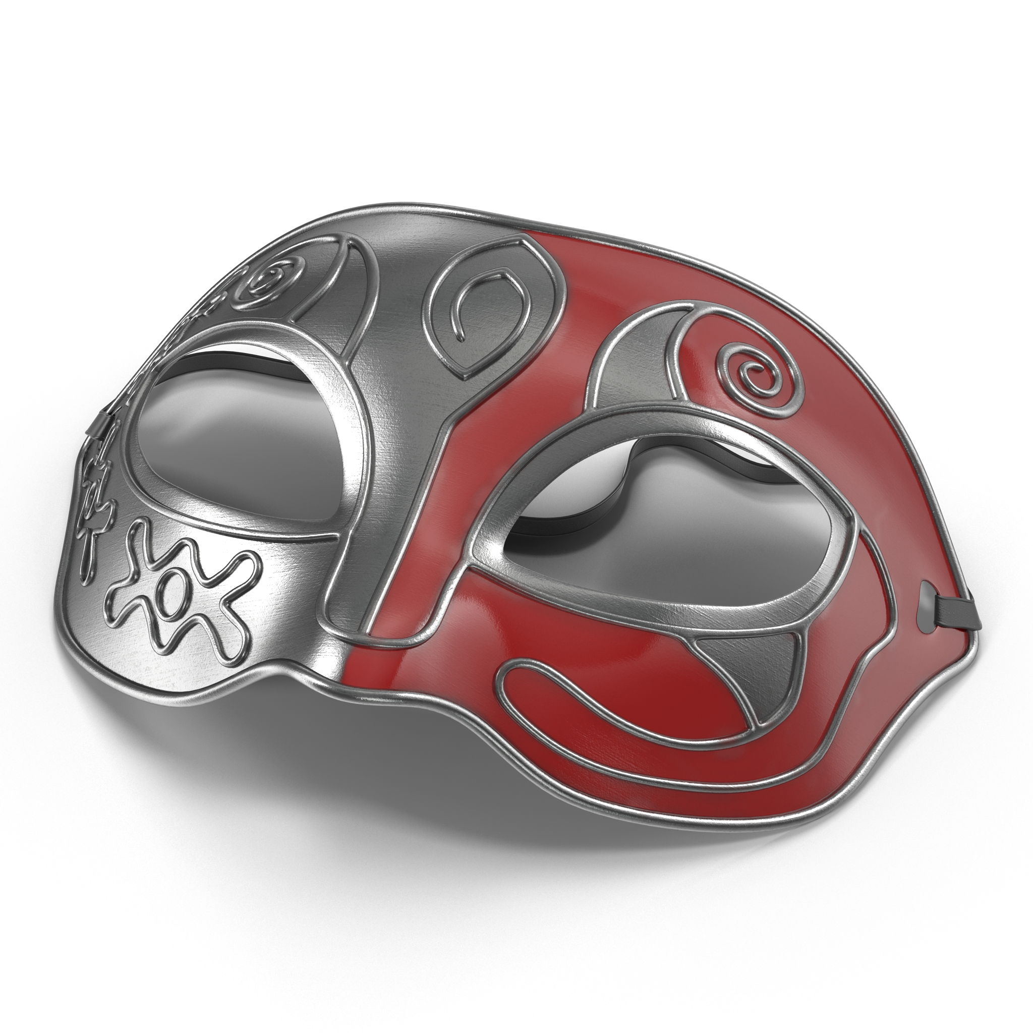 Masquerade Mask Red 3D model