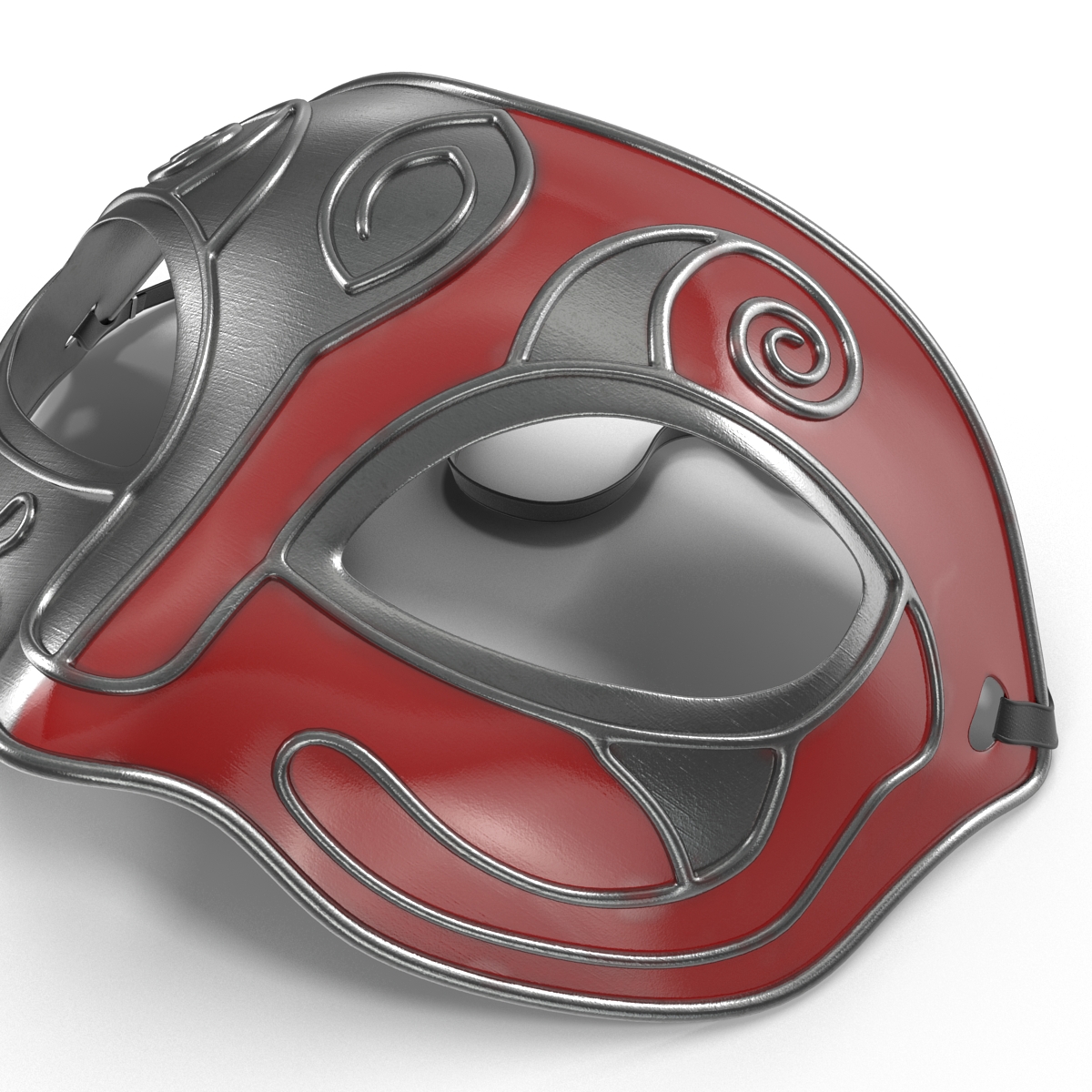 Masquerade Mask Red 3D model