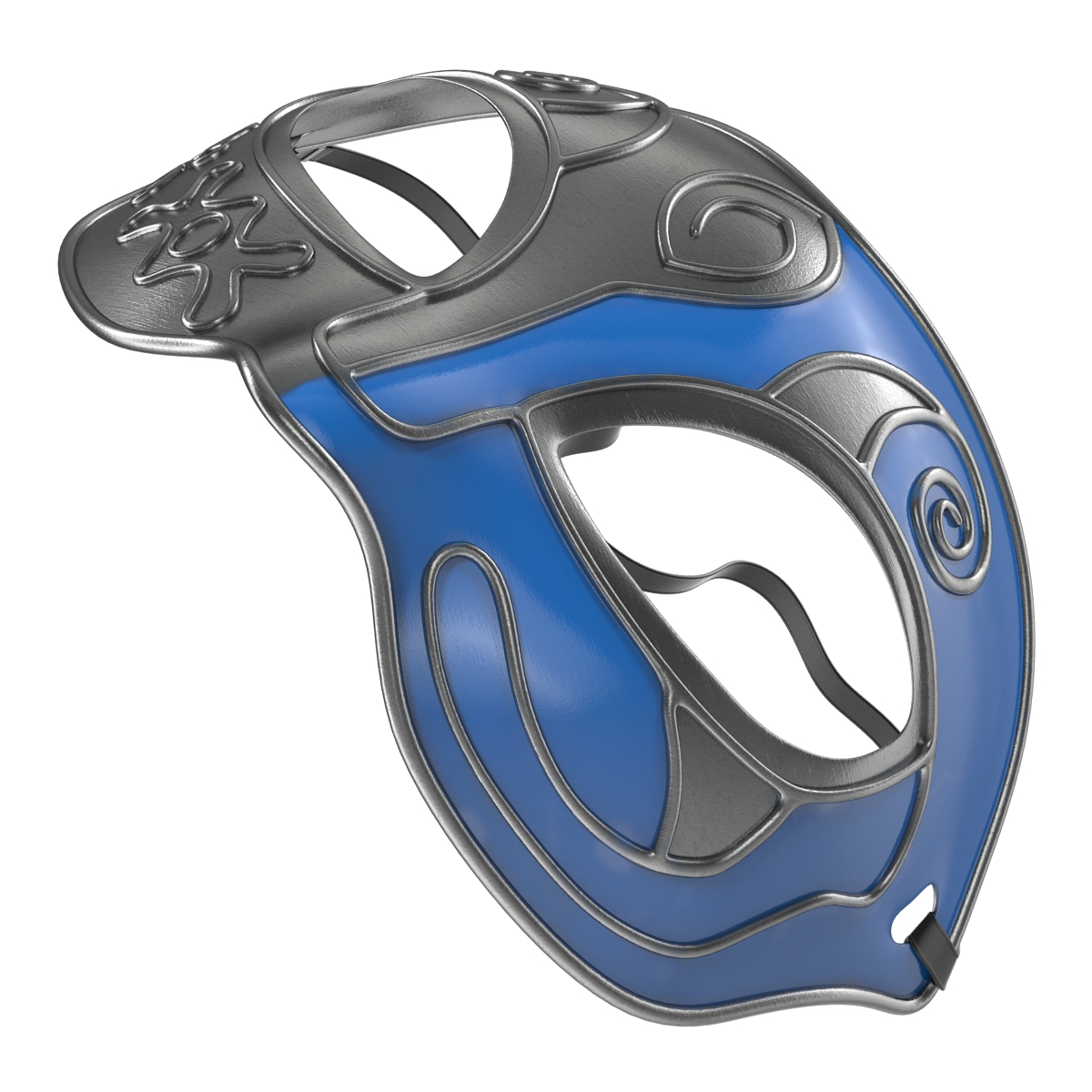 3D model Masquerade Mask Blue