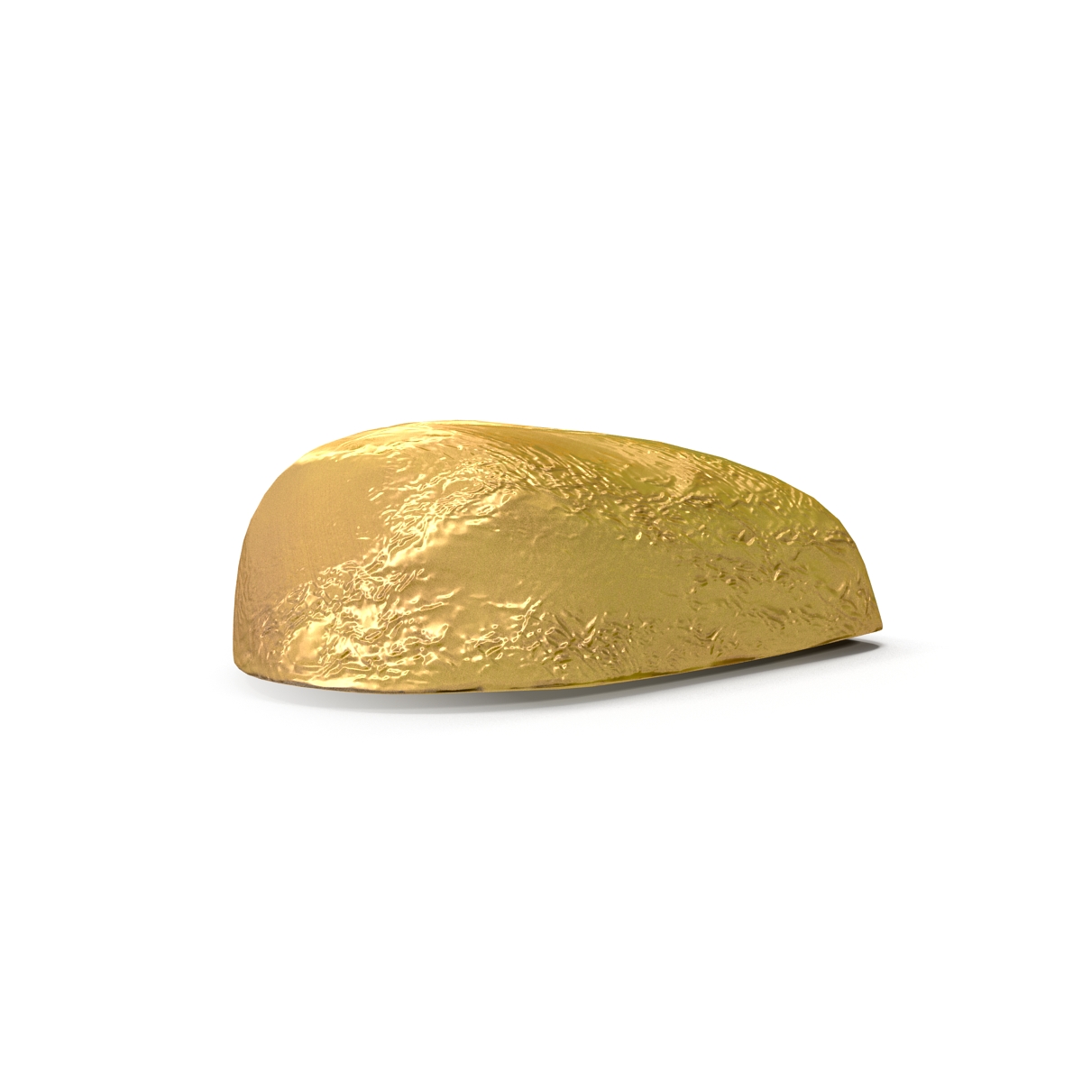 Chocolate Candy Heart in Gold Foil 3D model