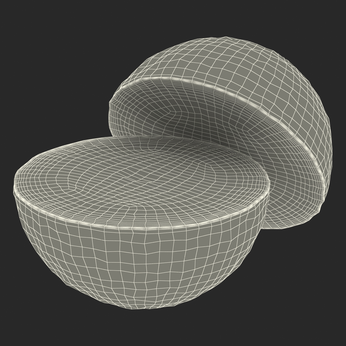 Grapefruit Cross Section 3D model