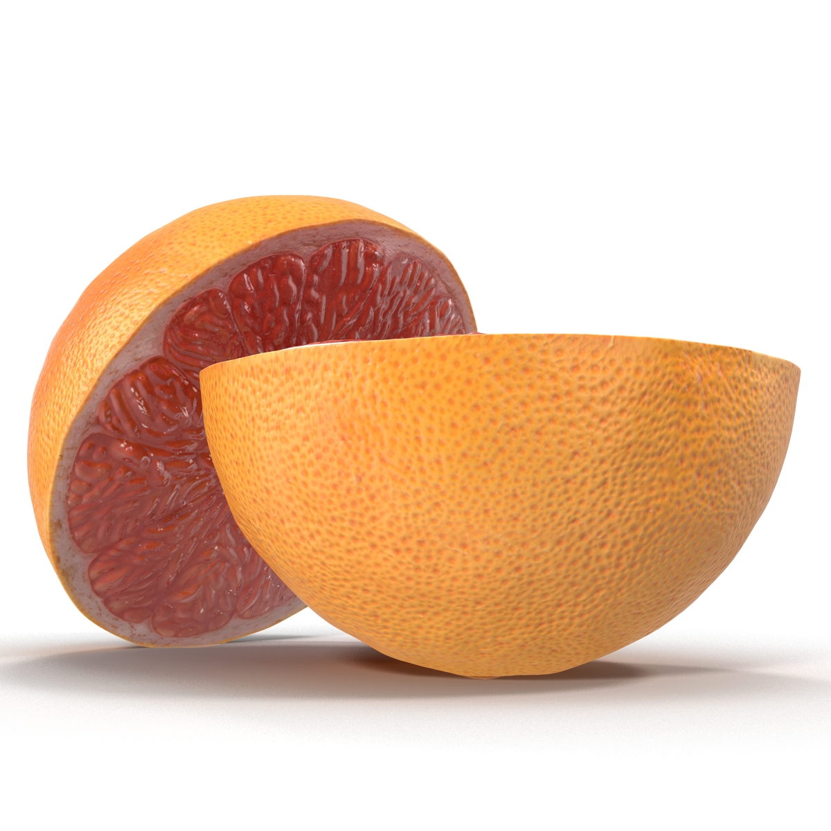 3D Grapefruit Cross Section 2