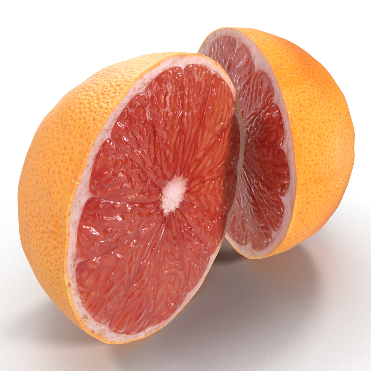 3D Grapefruit Cross Section 2