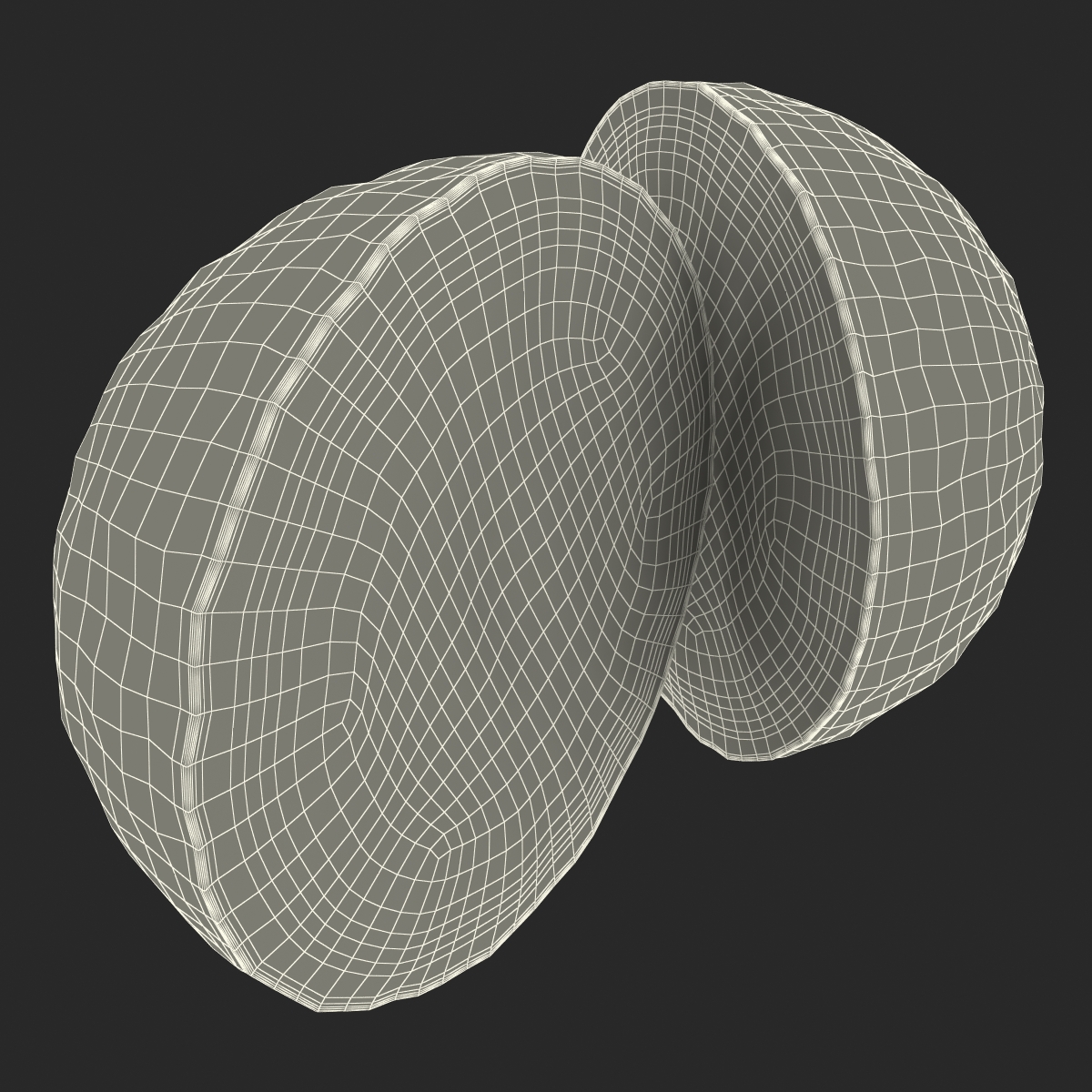 3D Grapefruit Cross Section 2