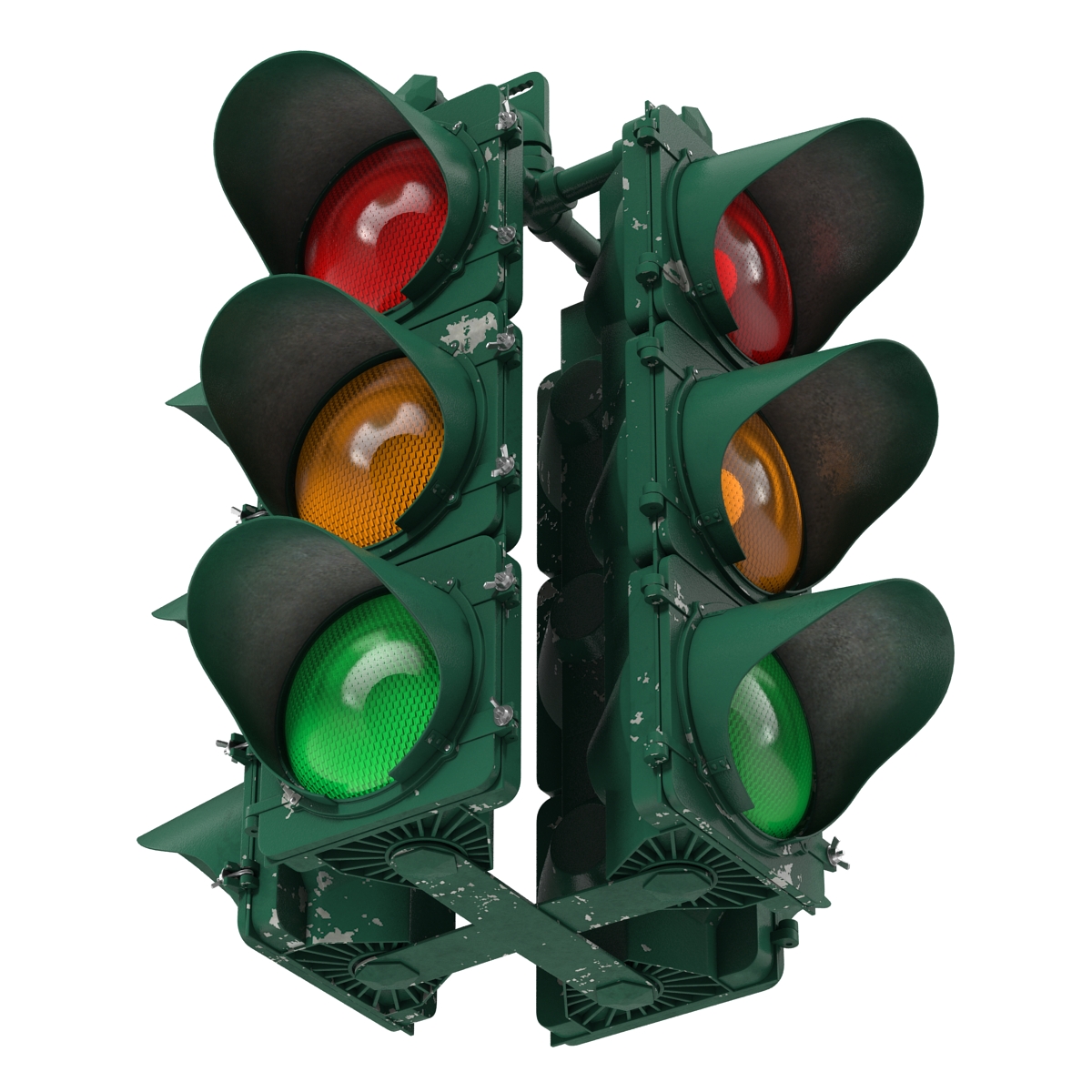 3D model Stop Light