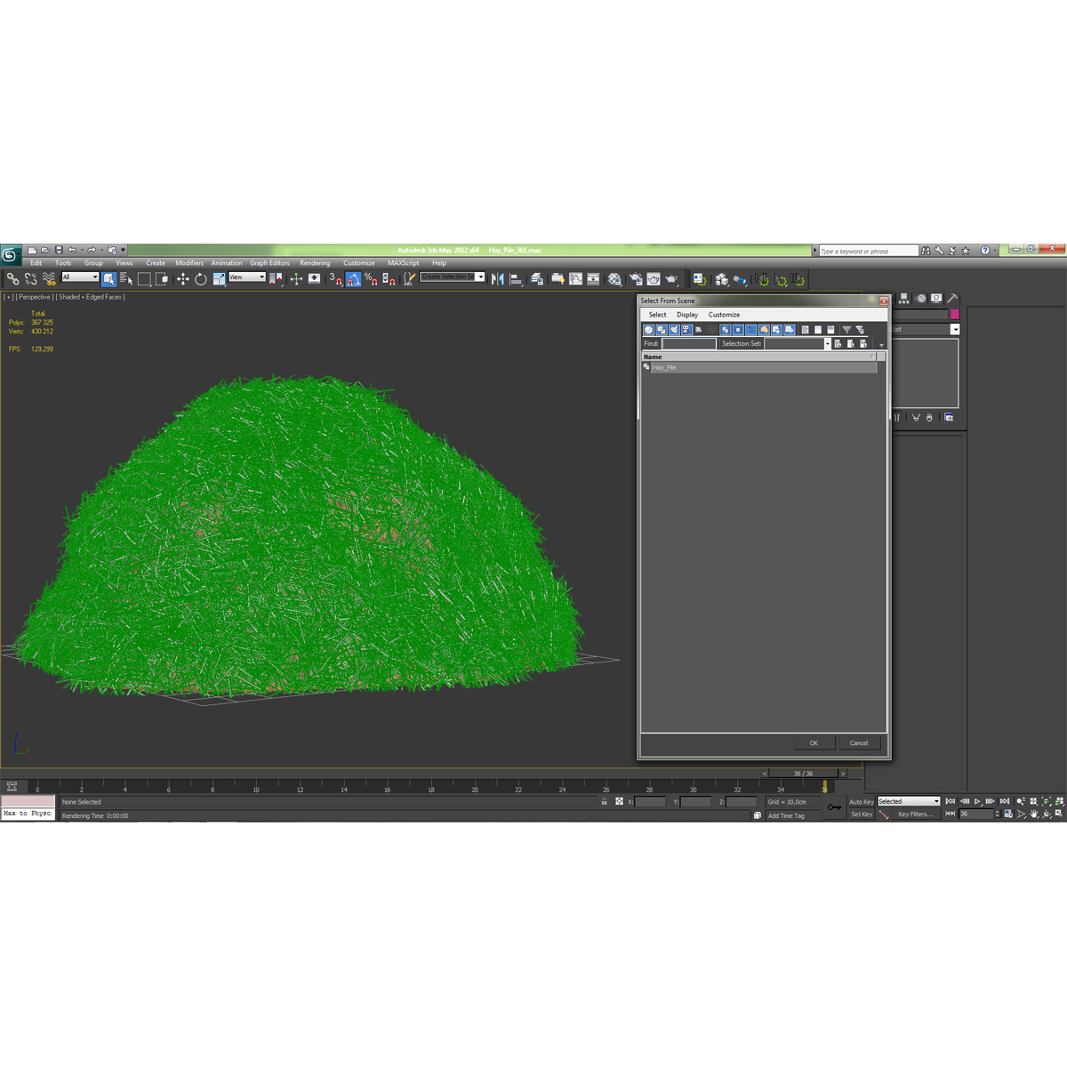 3D model Hay Pile