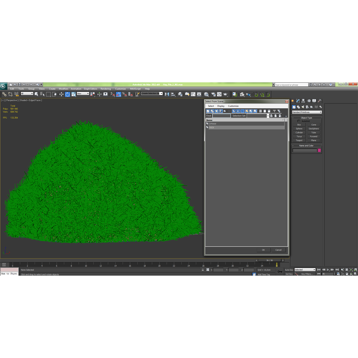 3D model Hay Pile 2