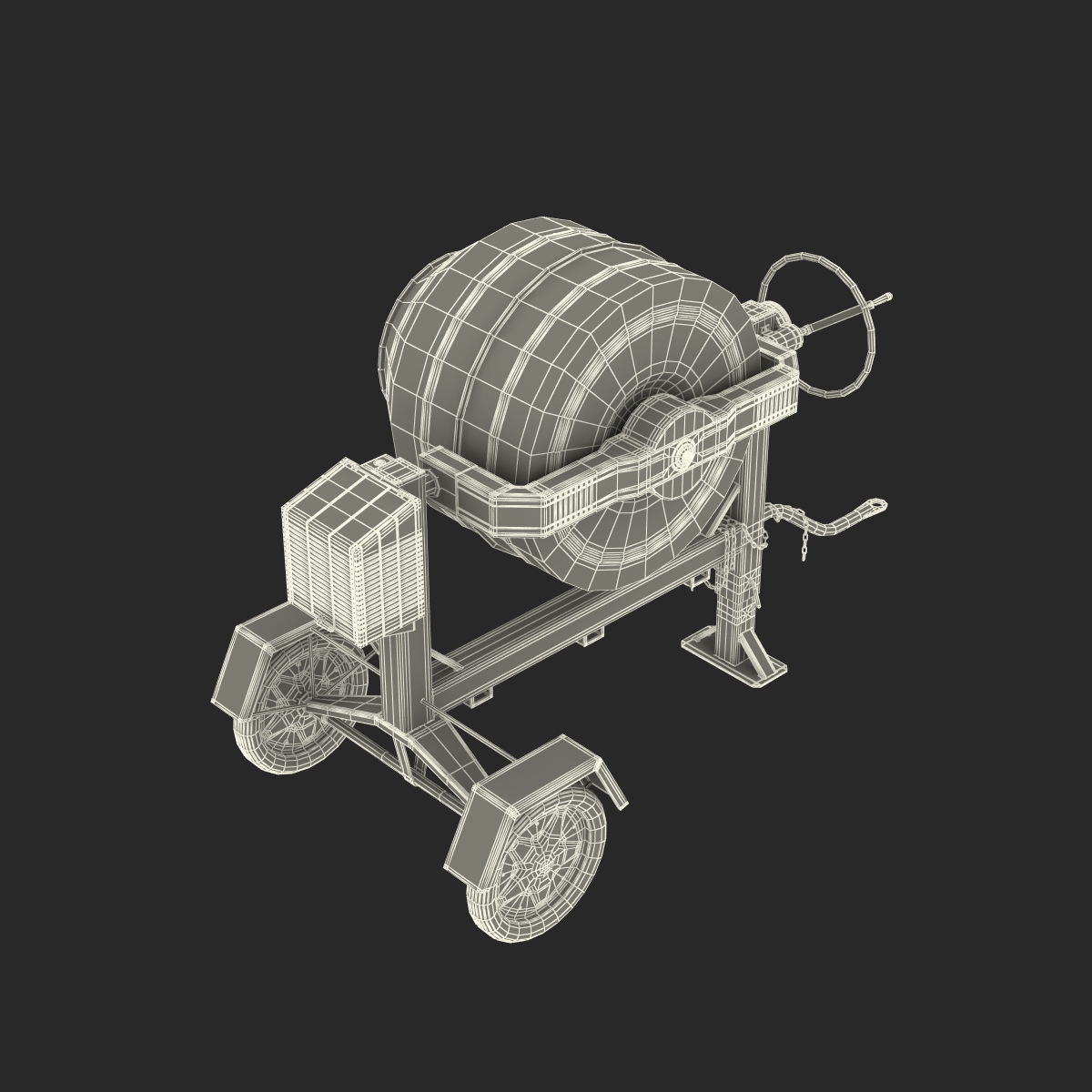 Cement Mixer 3D