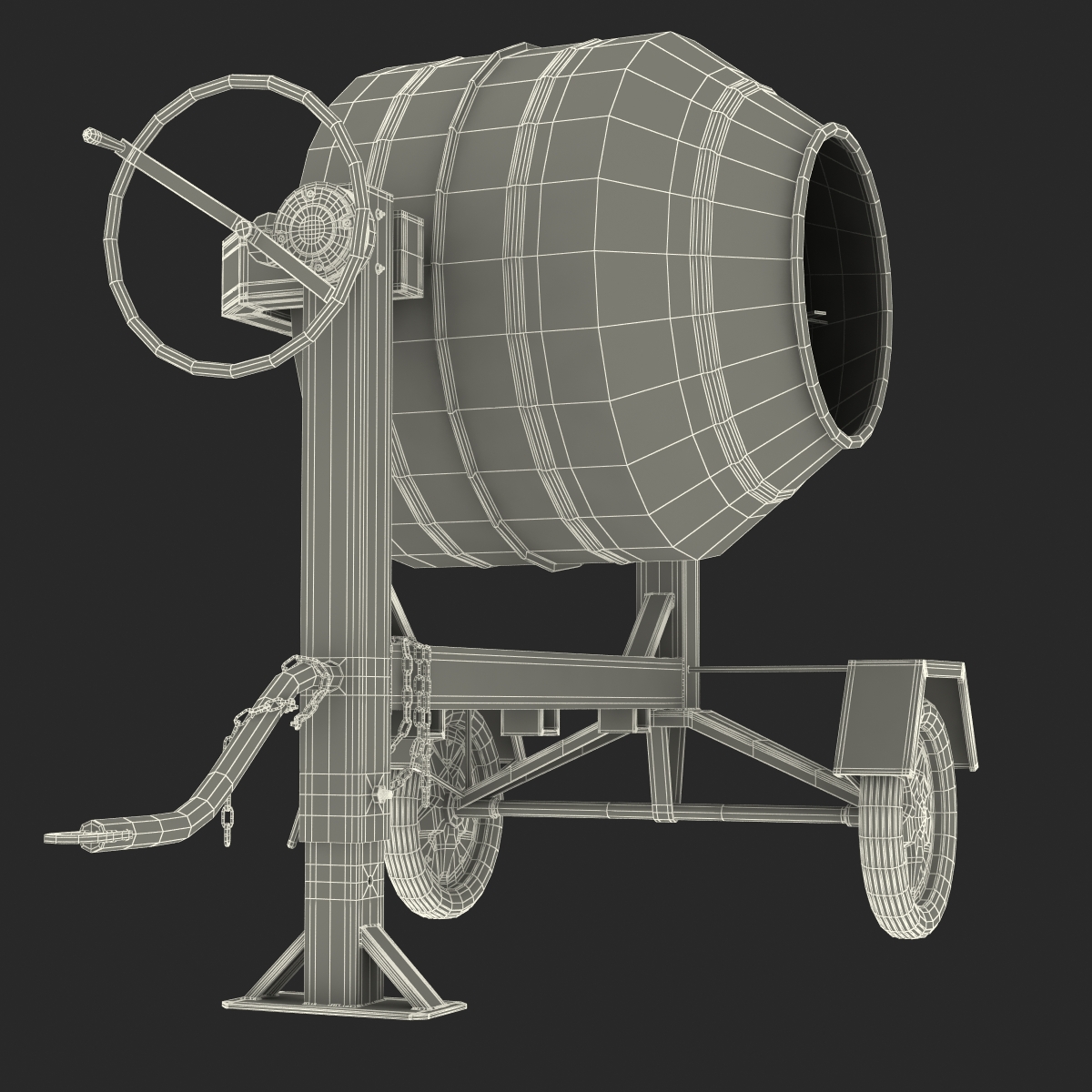 Cement Mixer 3D