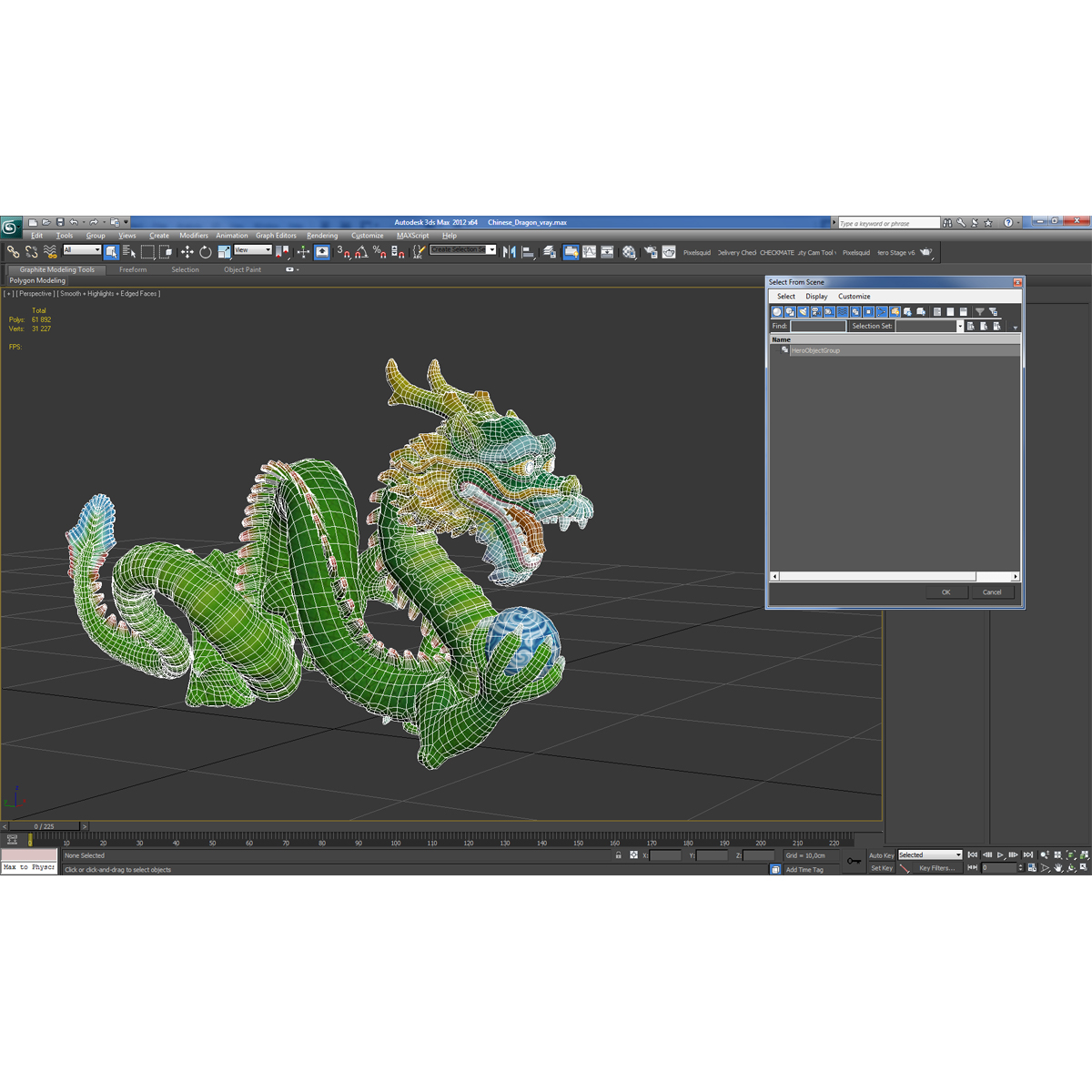 Chinese Dragon 3D model