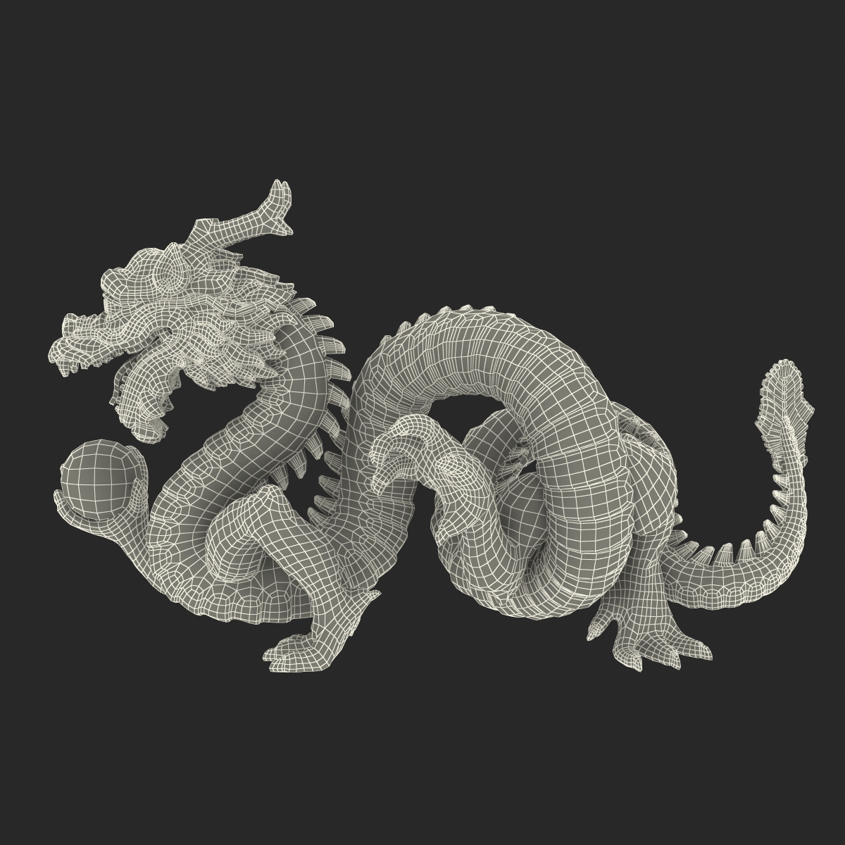 Chinese Dragon 3D model