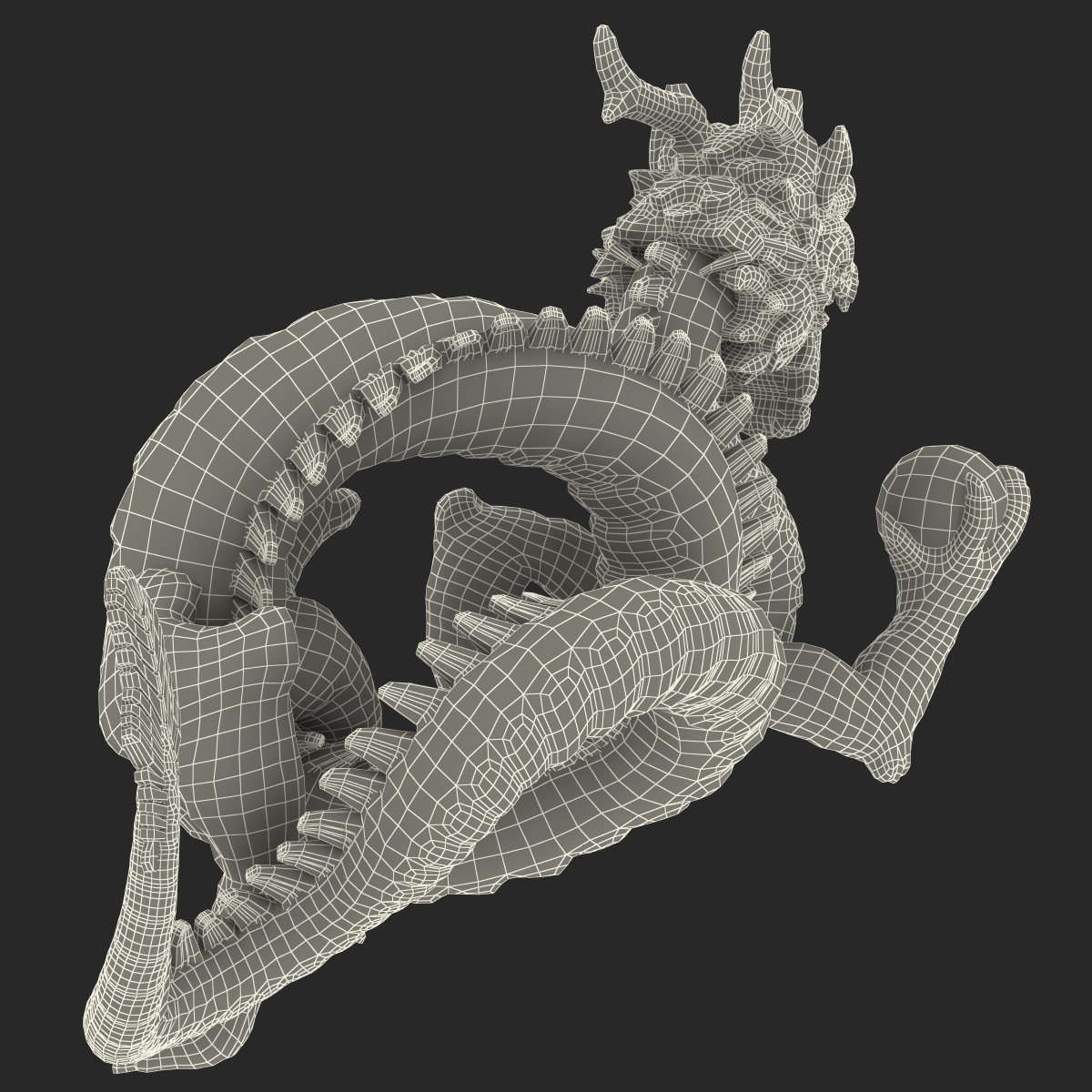 Chinese Dragon 3D model