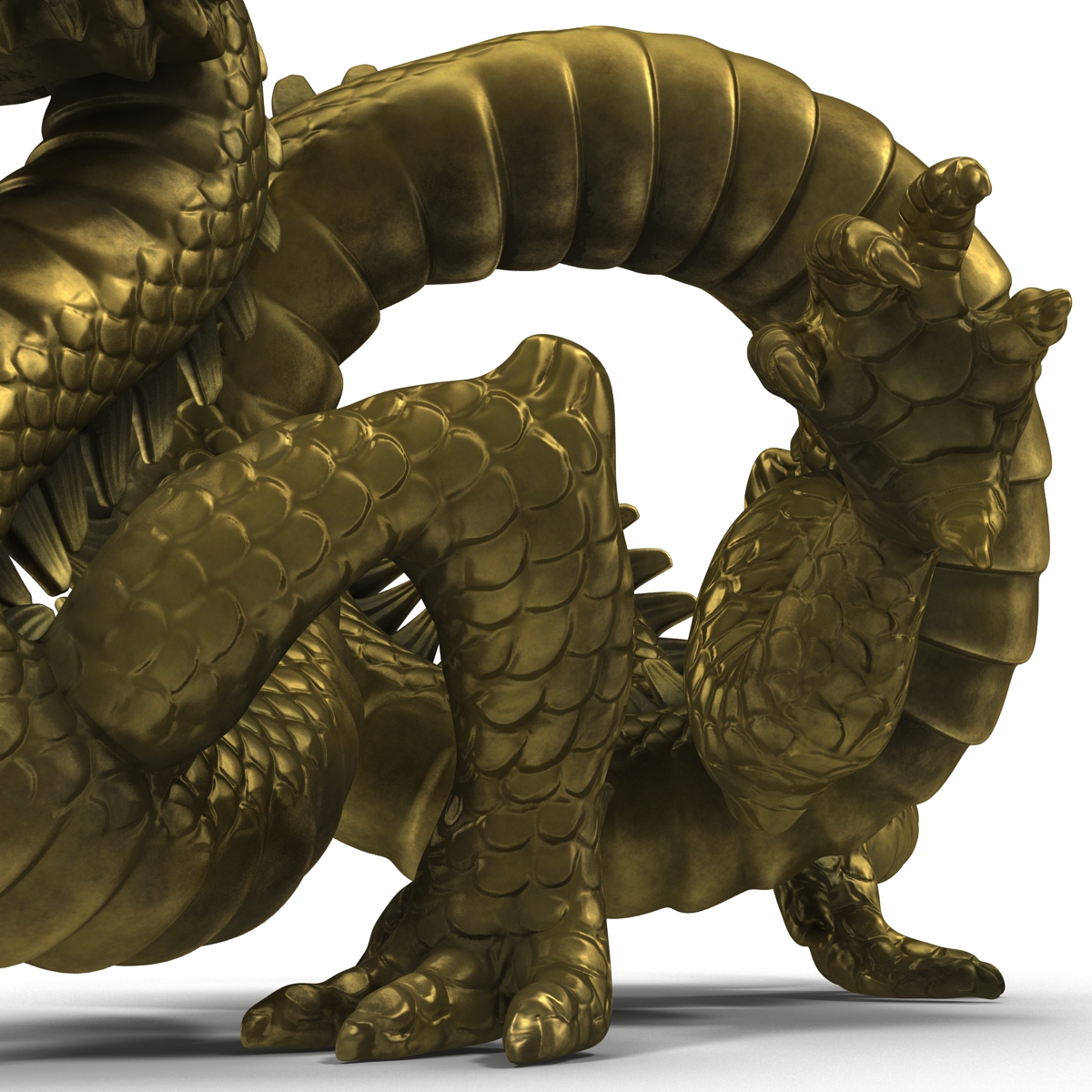 3D Chinese Dragon Statue