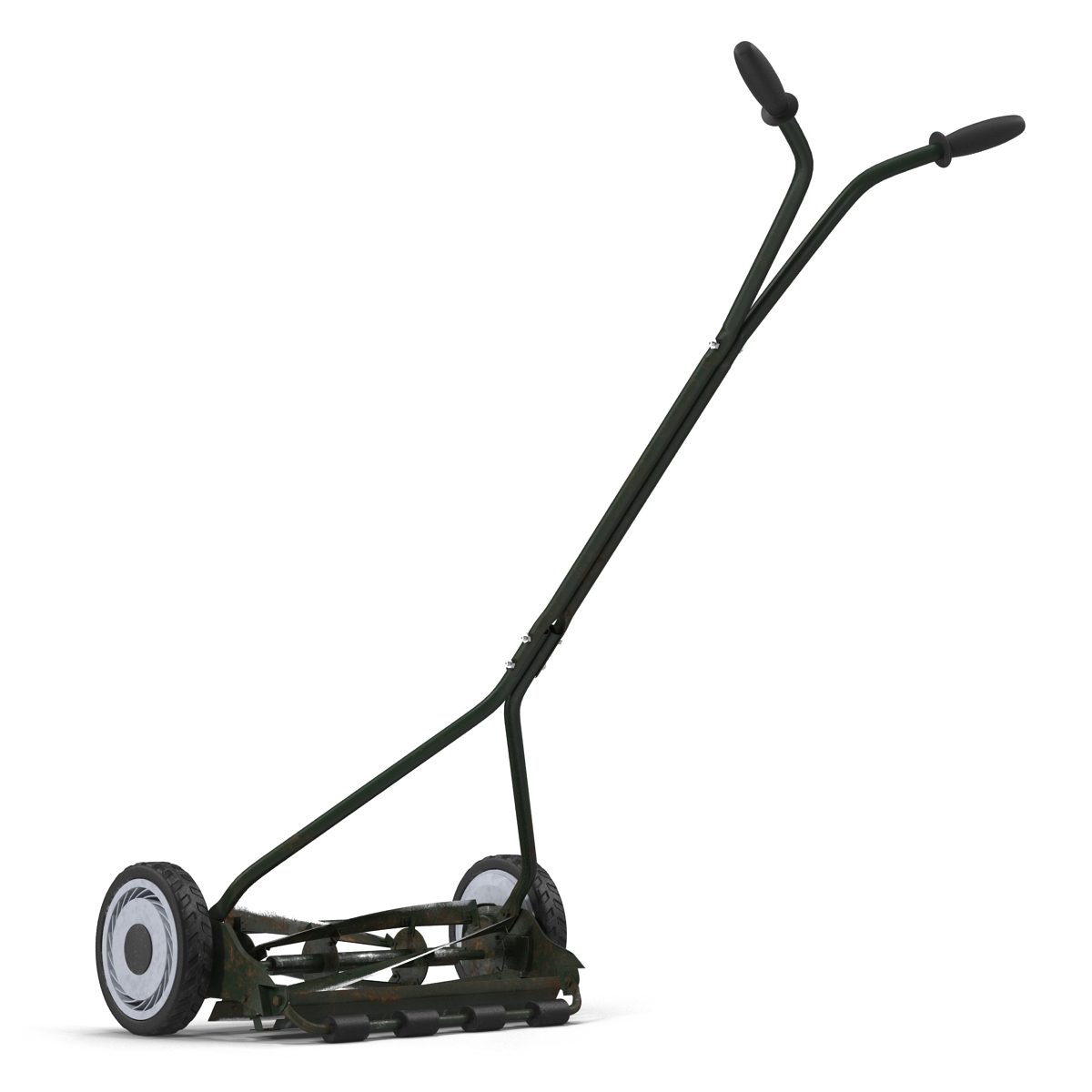 3D Vintage Push Mower model