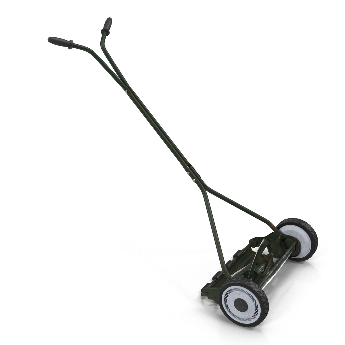 3D Vintage Push Mower model