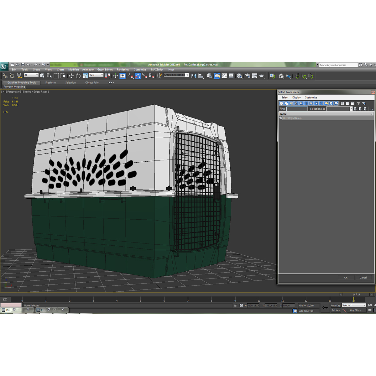 Large Pet Carrier 3D