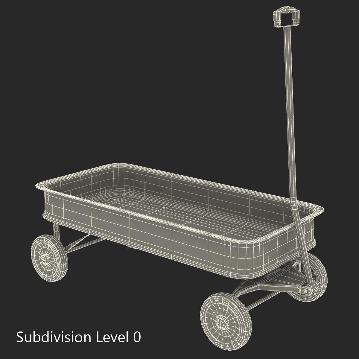 Childs Wagon 2 3D model