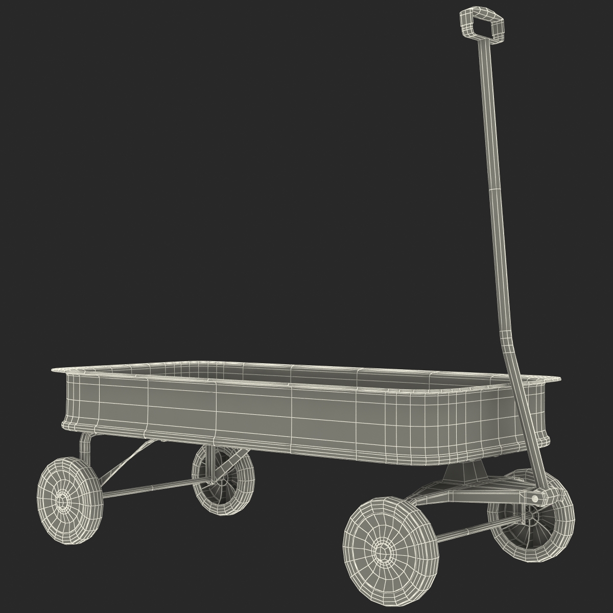 Childs Wagon 2 3D model