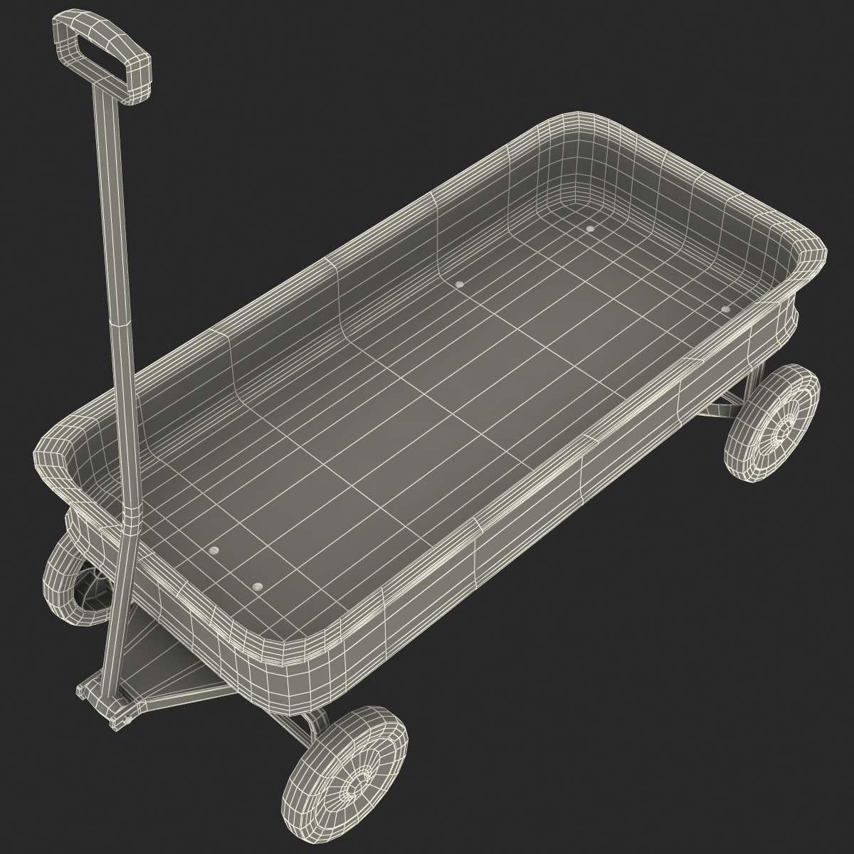 Childs Wagon 2 3D model