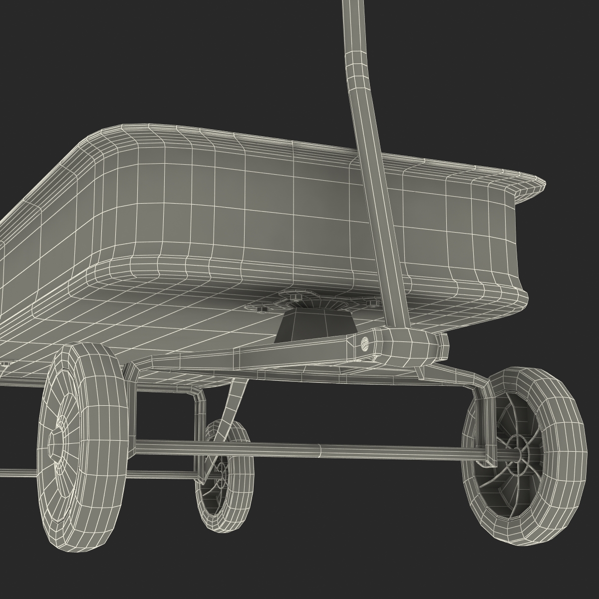 Childs Wagon 2 3D model