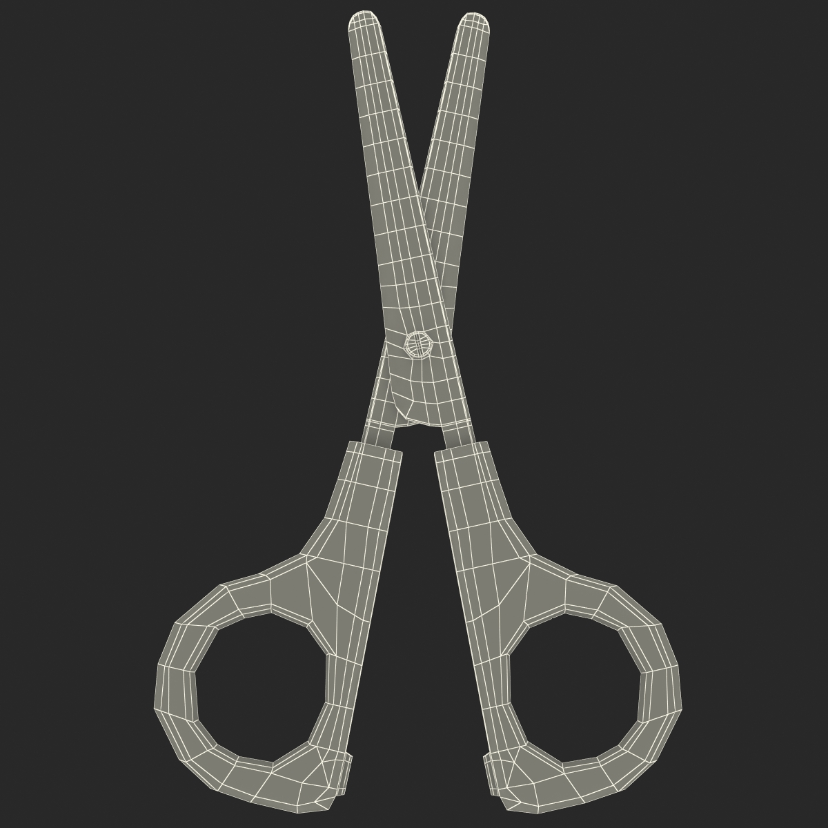 3D model Scissors 2 Blue